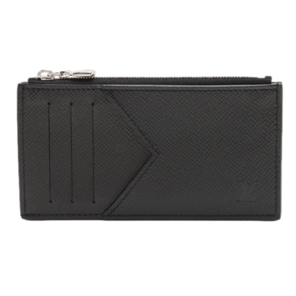 Authentic Louis Vuitton Taiga Coin Card Holder M62914 Case